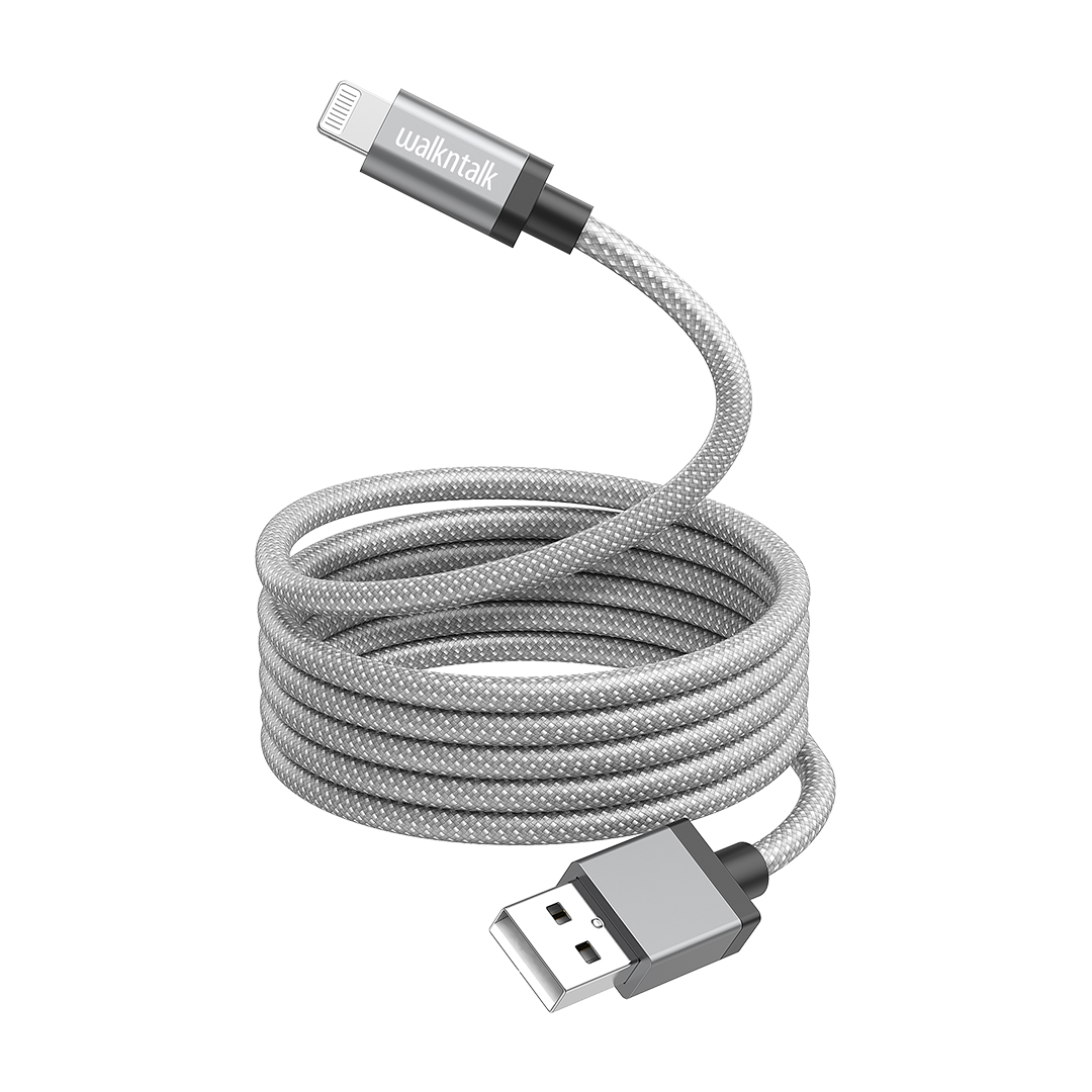 USB A to Lightning Ultra Magnetic Charging Cable without visual magnetic effect