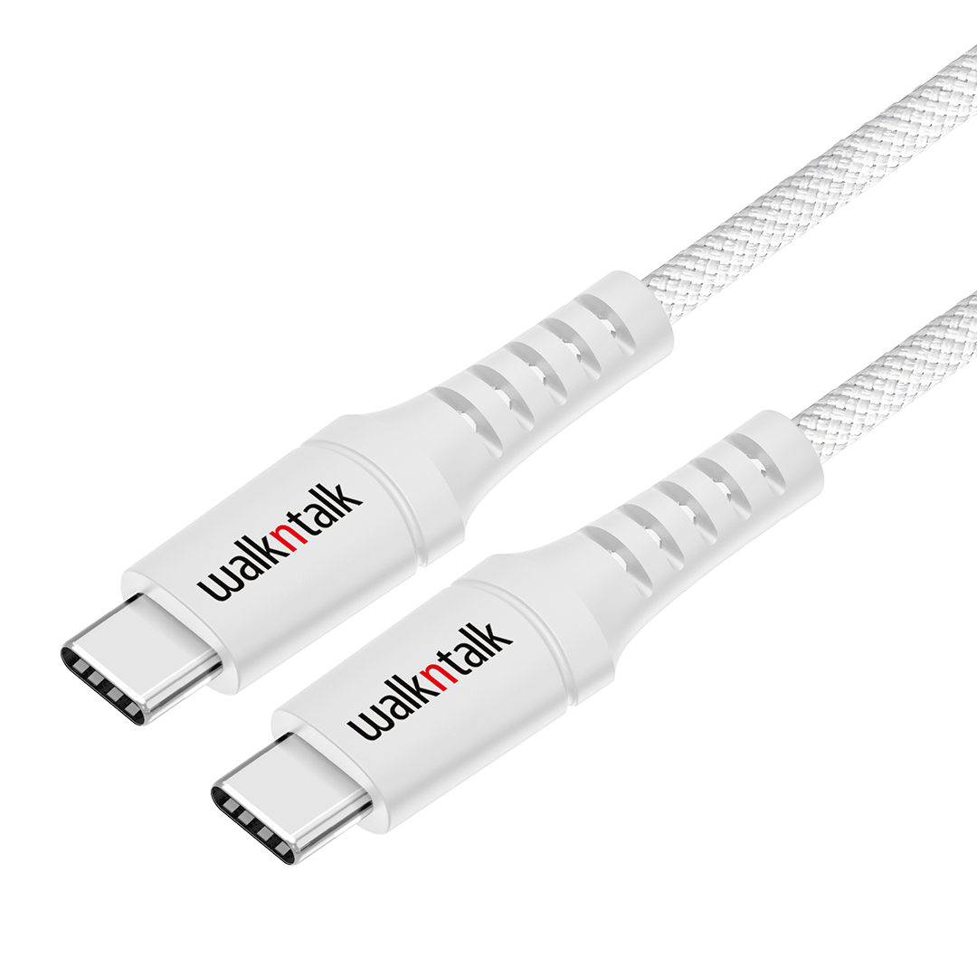 USB C to USB C Braided Fast Charging Cable 60W 1m