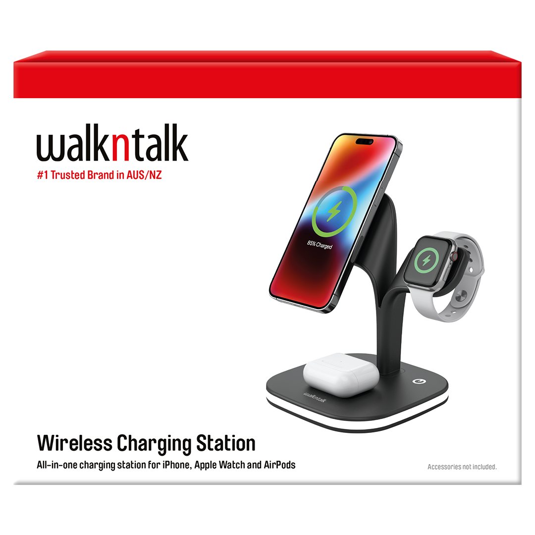 3 in 1 Wireless Charging Station Box