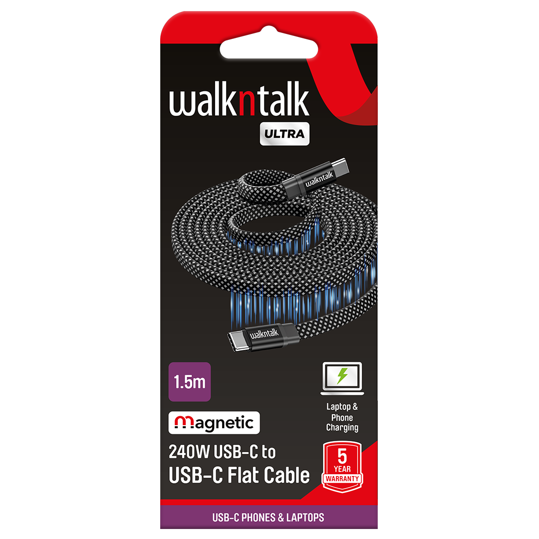 Front of box for the USB C Magnetic Cable for Laptops, Tablets & Phones