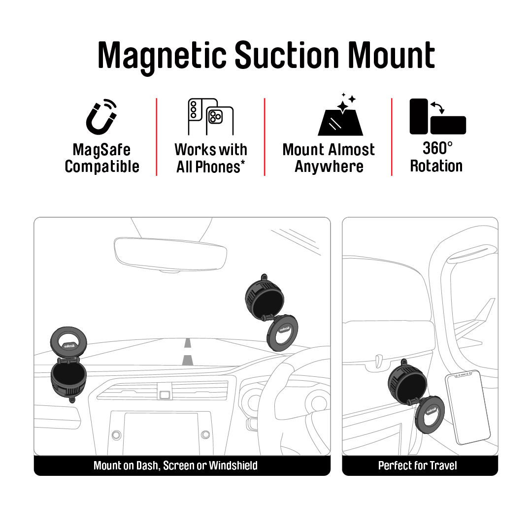 Magnetic Suction Phone Mount