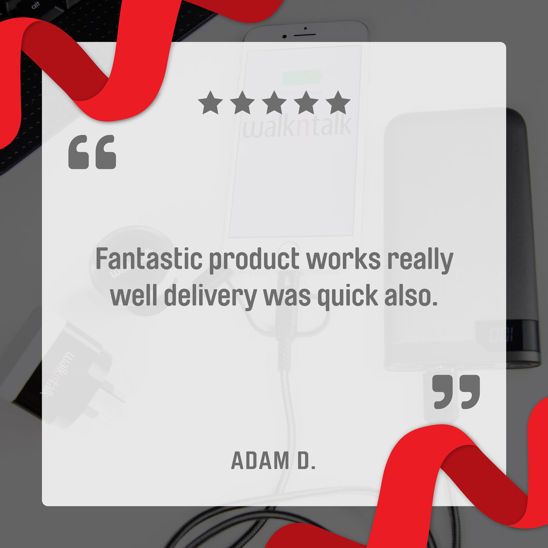 Testimonial for Wireless Magsafe Qi Compatible 5000mAH 18.5Eh Battery pack Powerbank