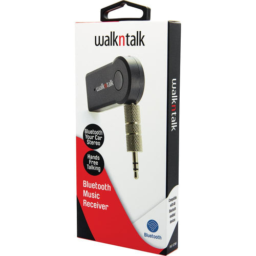 Bluetooth Music Receiver - 3.5mm Connector Plug & Rechargable Li-ion  Battery – WalknTalk
