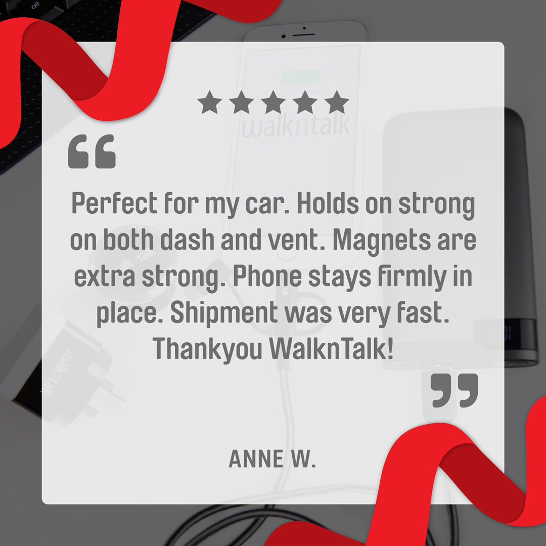 Testimonial for Magnetic Dash and Vent Phone Holder
